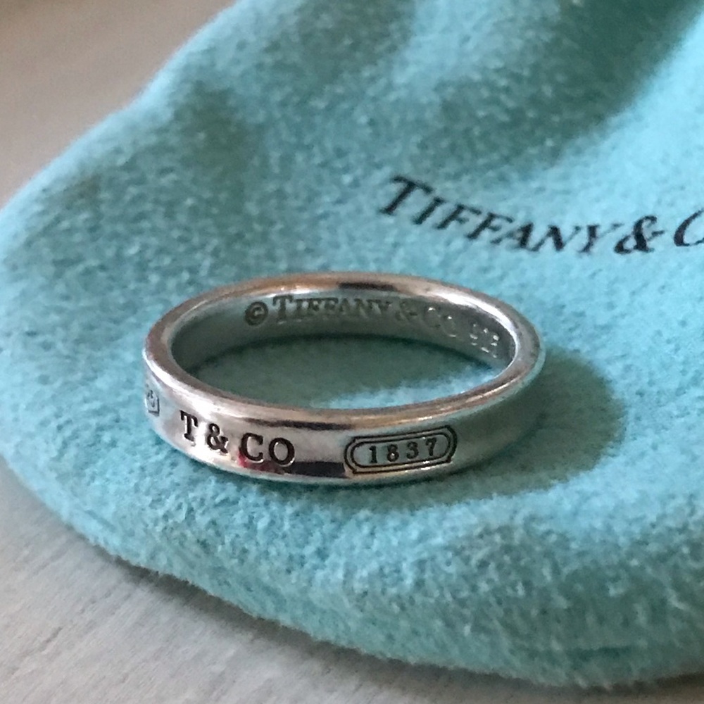 Tiffany & Co. 1837 Ring sz 8
